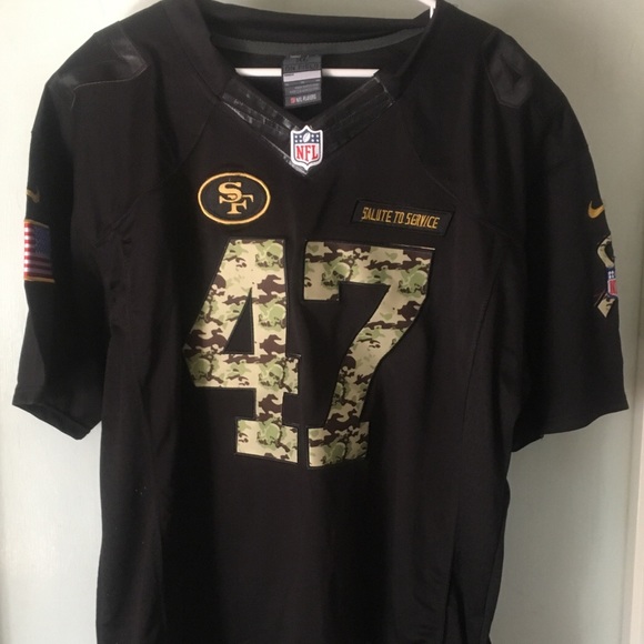 san francisco 49ers salute to service jersey